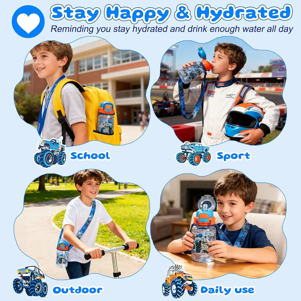 VEST Extreme Racing 600 ml Three Ways One Click Straw Plastic Water Bottle BPA Free U2131 at Zubaidas Official Pakistan