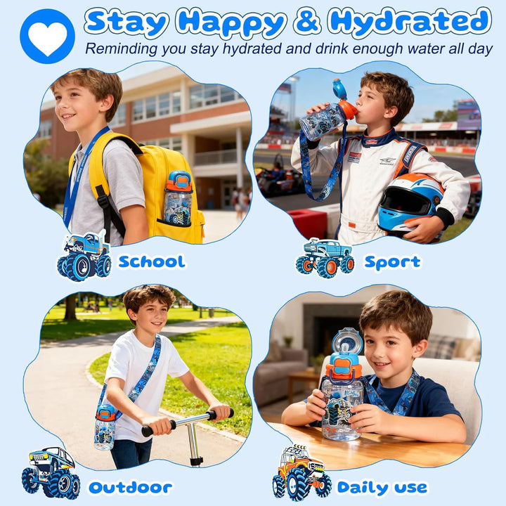 VEST Extreme Racing 600 ml Three Ways One Click Straw Plastic Water Bottle BPA Free U2131 at Zubaidas Official Pakistan