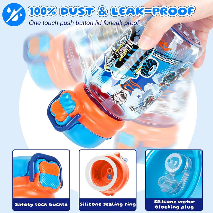 VEST Extreme Racing 600 ml Three Ways One Click Straw Plastic Water Bottle BPA Free U2131 at Zubaidas No 1 Online Baby and Kids Store in Pakistan for over 50 years
