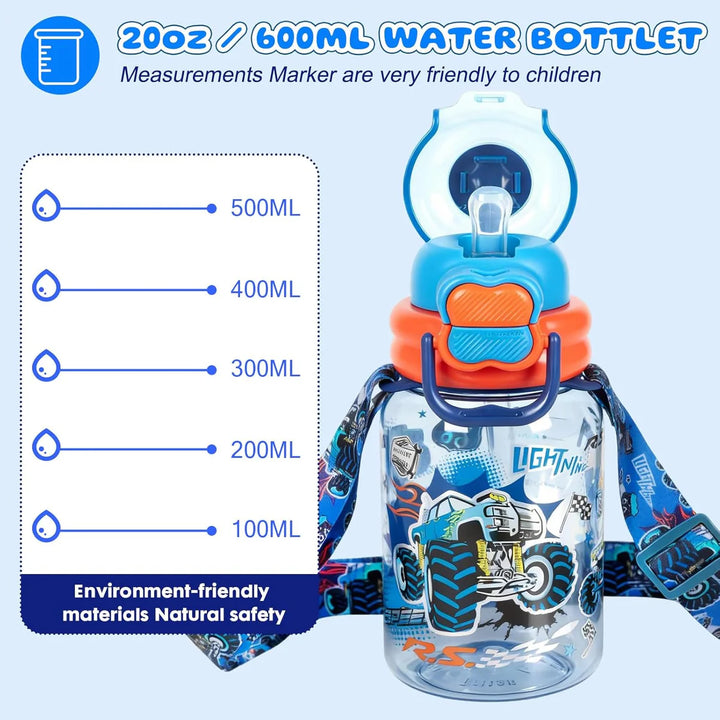 VEST Extreme Racing 600 ml Three Ways One Click Straw Plastic Water Bottle BPA Free U2131 at Zubaidas The Ultimate Online Baby and Kids Store in Pakistan for over 50 years