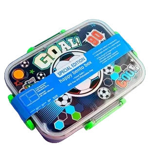 VEST Goal 3 Compartments Special Edition Happy Bento Box BPA and Phthalates Free 1200 ML School Lunch Box U2135 at Zubaidas