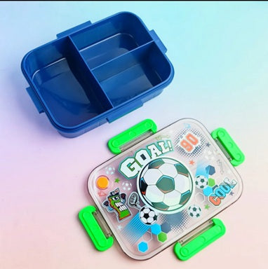 VEST Goal 3 Compartments Special Edition Happy Bento Box BPA and Phthalates Free 1200 ML School Lunch Box U2135 at Zubaidas Best Online Baby and Kids Store in Pakistan for over 50 years