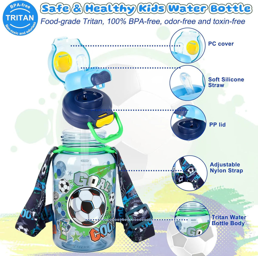VEST Goal 600 ml Three Ways One Click Straw Plastic Water Bottle BPA Free U2131 at Zubaidas The Largest Online Baby and Kids Store in Pakistan for over 50 years