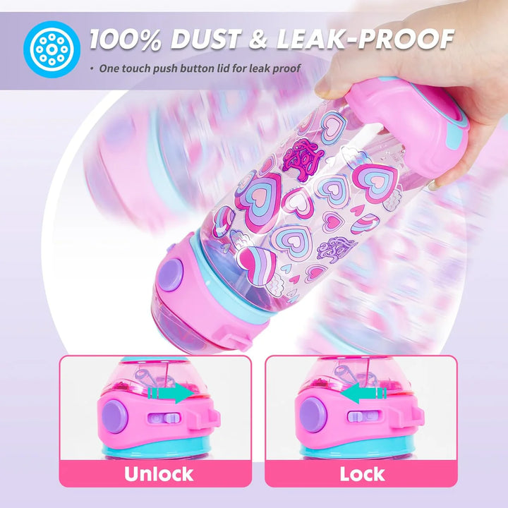 VEST Love BPA Free Straw Water Bottle 650 ML U2051 at Zubaidas Number 1 Online Baby and Kids Store in Pakistan for over 50 years  