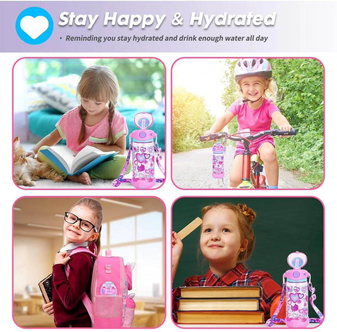 VEST Love BPA Free Straw Water Bottle 650 ML U2051 at Zubaidas Official Pakistan