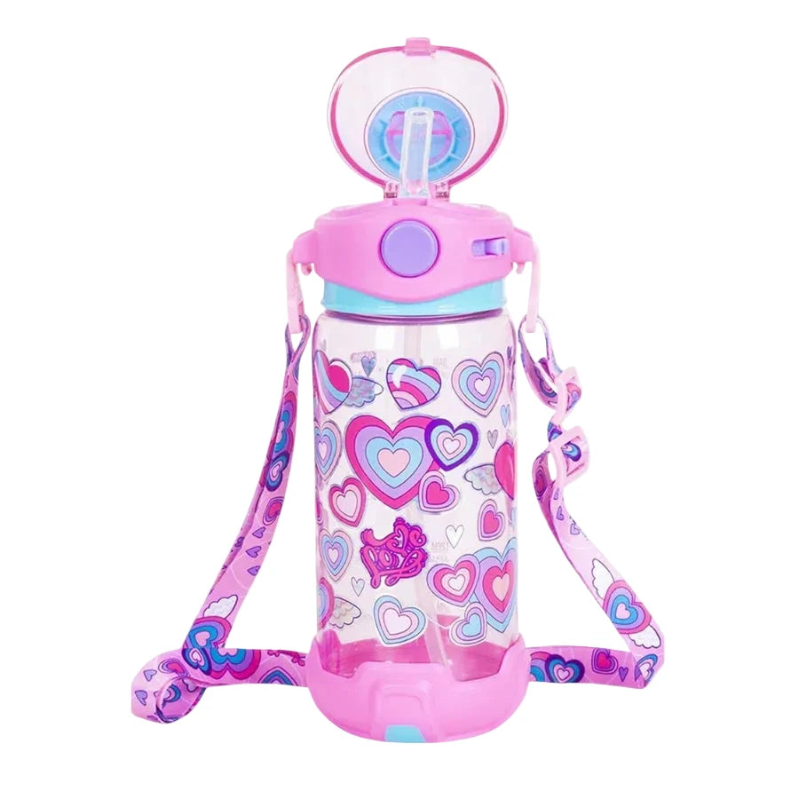 VEST Love BPA Free Straw Water Bottle 650 ML U2051 at Zubaidas