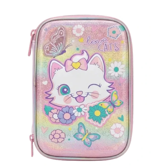 VEST Love Cats 3D Hardtop Pencil Case U2109A at Zubaidas