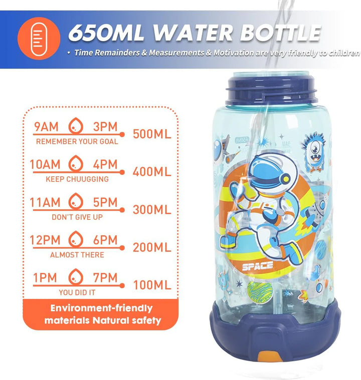 VEST Space BPA Free Straw Water Bottle 650 ML U2051 at Zubaidas The Largest Online Baby and Kids Store in Pakistan for over 50 years