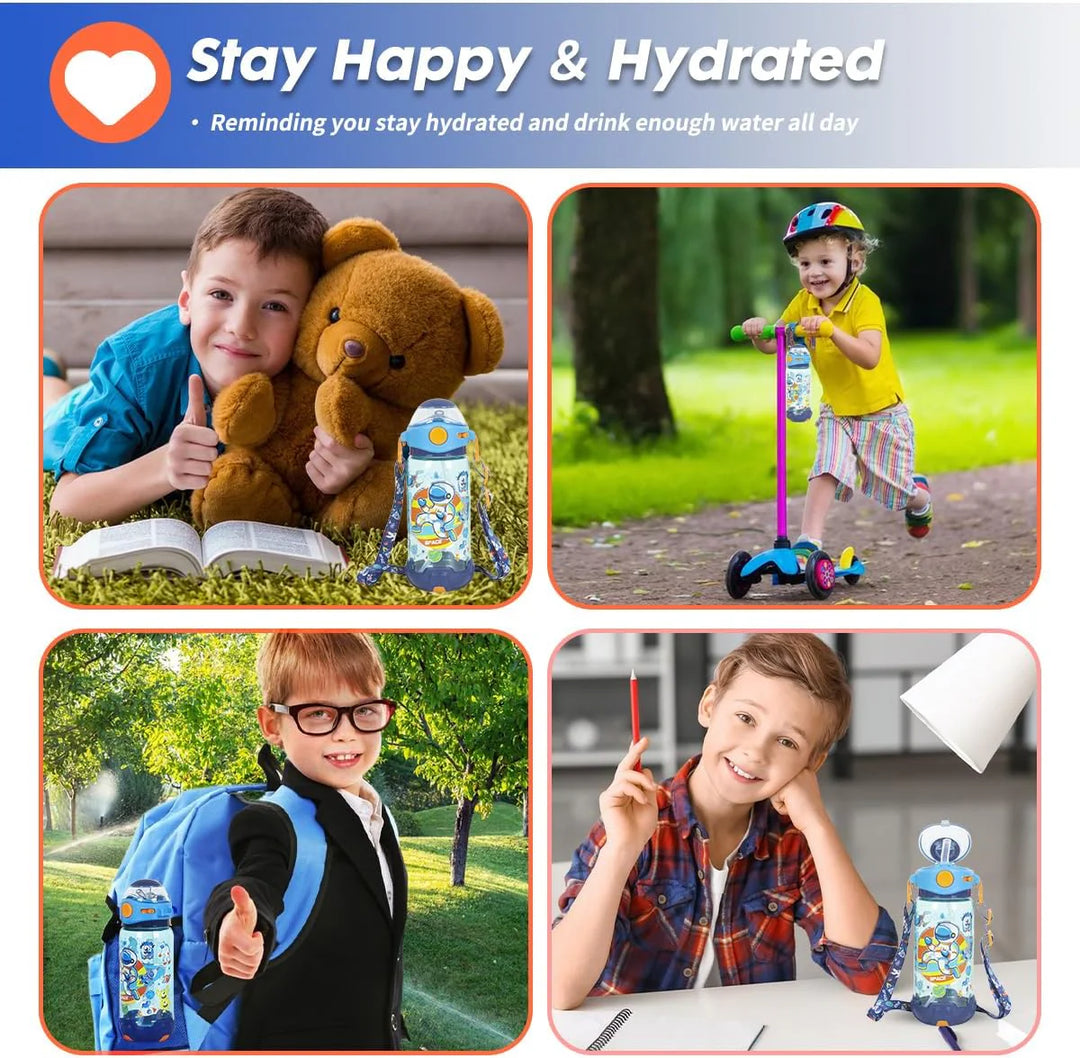 VEST Space BPA Free Straw Water Bottle 650 ML U2051 at Zubaidas Official Pakistan