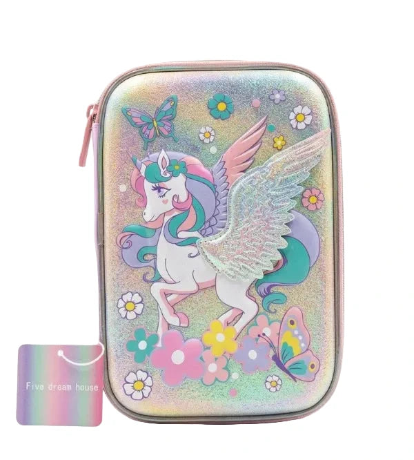 VEST Unicorn 3D Hardtop Pencil Case U2109A at Zubaidas
