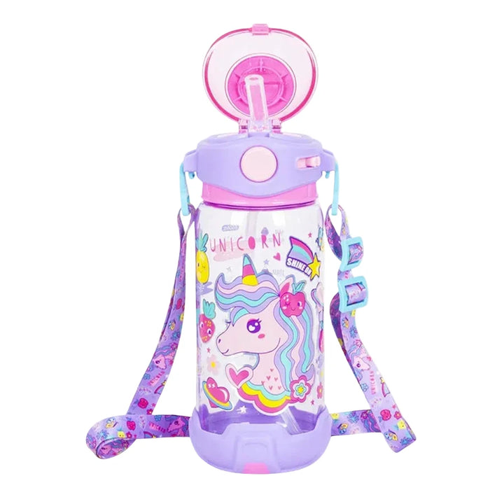 VEST Unicorn BPA Free Straw Water Bottle 650 ML U2051 at Zubaidas