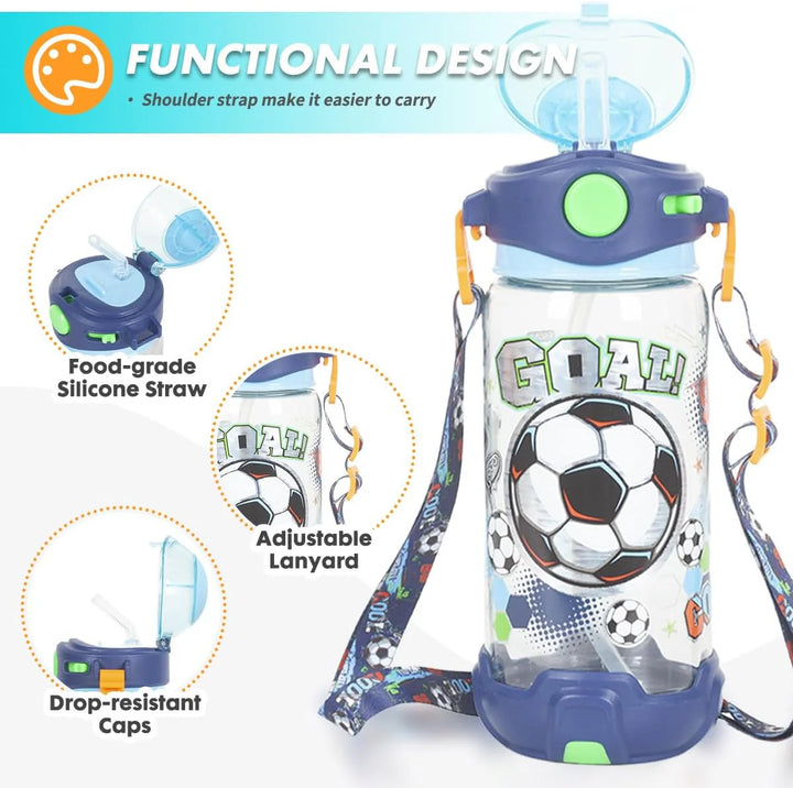 VEST Goal BPA Free Straw Water Bottle 650 ML U2051 at Zubaidas Official Pakistan