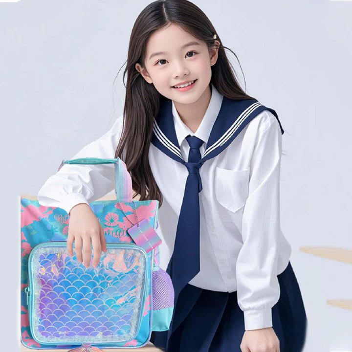 VEST Kindergarten School Bag Mermaid Handbag 15 inches U2093 at Zubaidas Official Pakistan