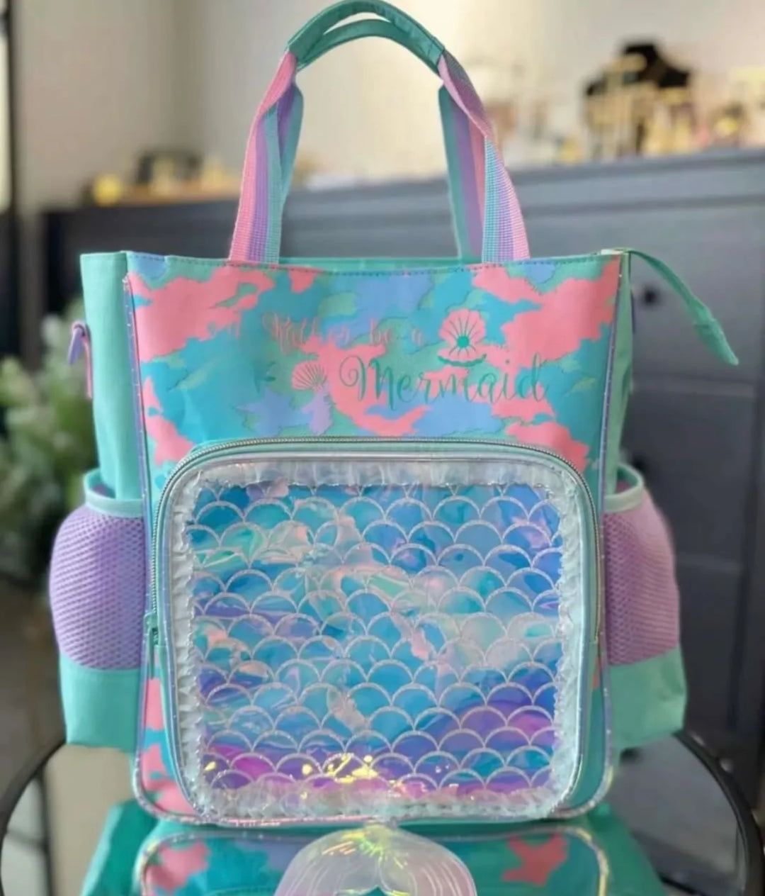 VEST Kindergarten School Bag Mermaid Handbag 15 inches U2093 at Zubaidas Number 1 Online Baby and Kids Store in Pakistan for over 50 years