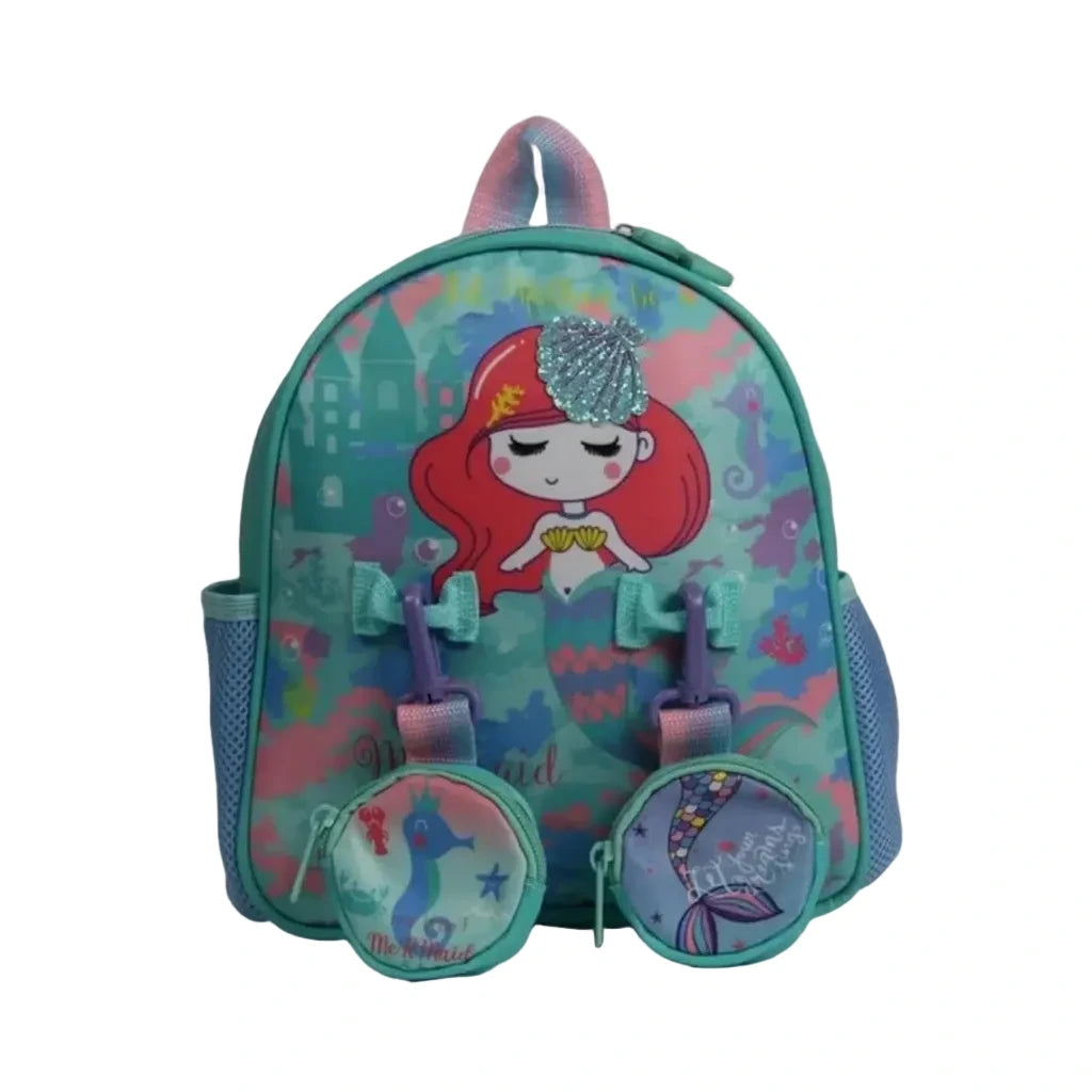 VEST Preschool Bag Mermaid Backpack 12 inches U2054 at Zubaidas