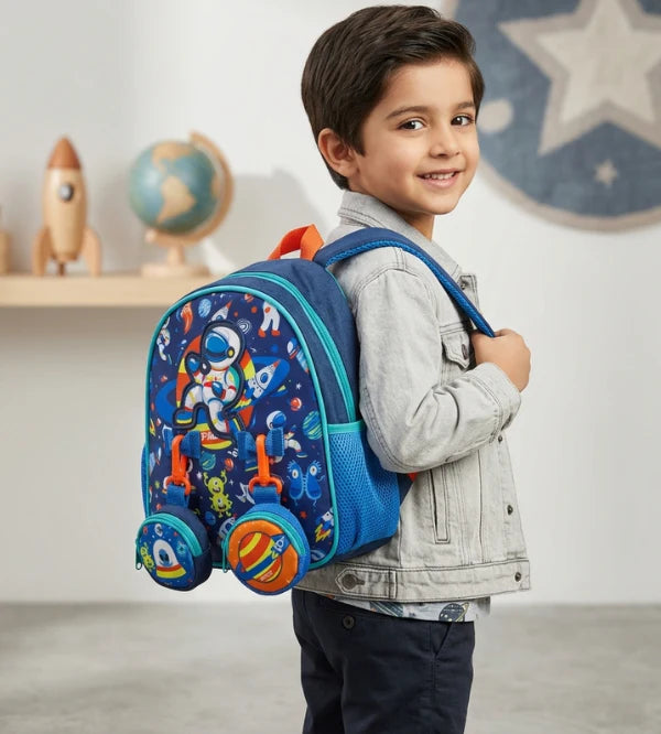 VEST Preschool Bag Space Backpack 12 inches U2054 at Zubaidas Official Pakistan