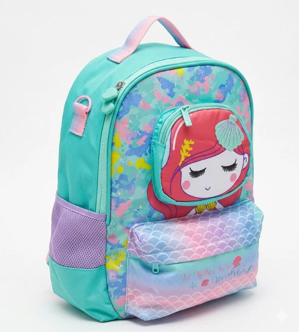 VEST Primary School Bag Mermaid Backpack 16 inches U2055 at Zubaidas Online Pakistan