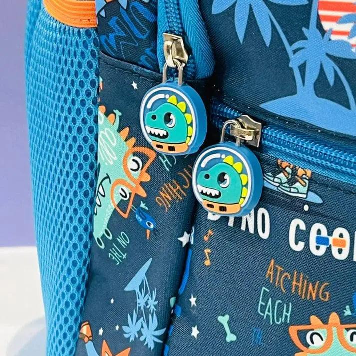 VEST Primary School Bag Cool Dino Backpack 16.5 inches with Pencil Case U2081 at Zubaidas Official Pakistan
