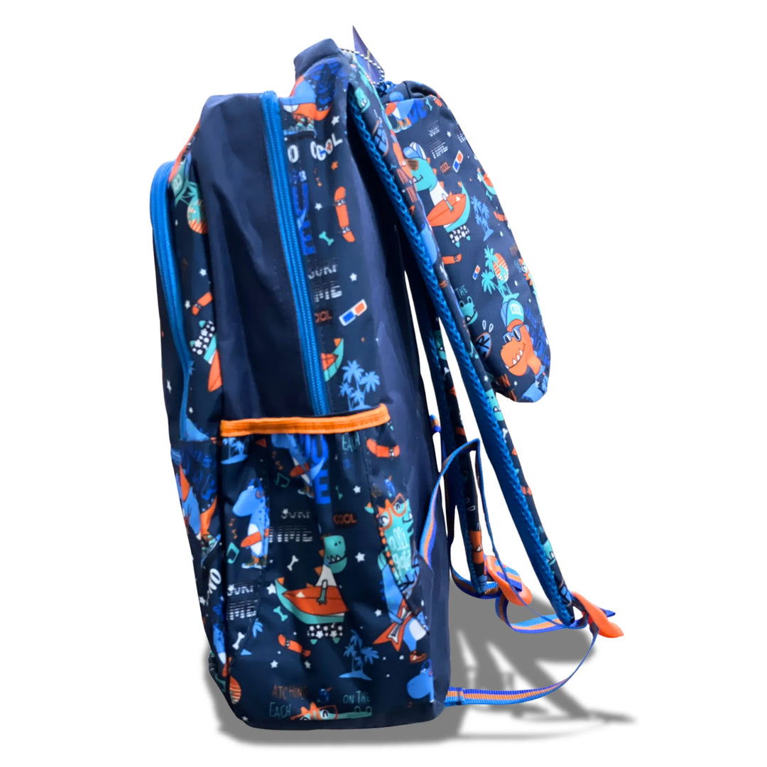 VEST Primary School Bag Cool Dino Backpack 16.5 inches with Pencil Case U2081 at Zubaidas Best Online Baby and Kids Store in Pakistan for over 50 years 