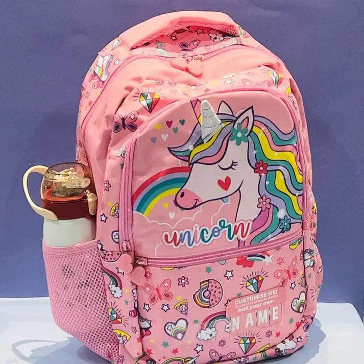 VEST Primary School Bag Pink Unicorn Backpack 16.5 inches with Pencil Case U2081 at Zubaidas Official Pakistan