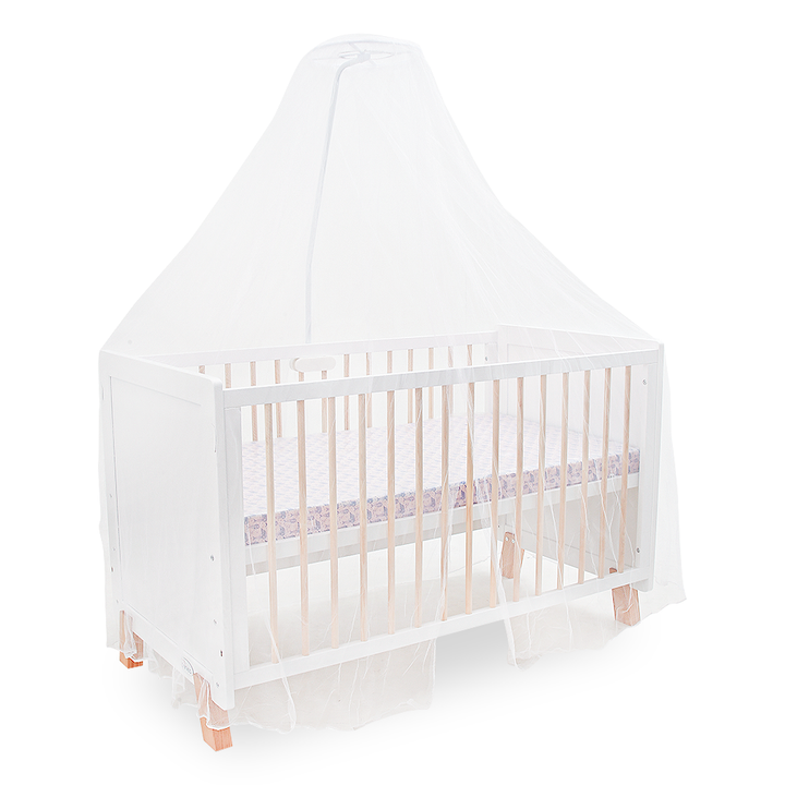 Zubaida's Tinnies Wooden Cot White T904