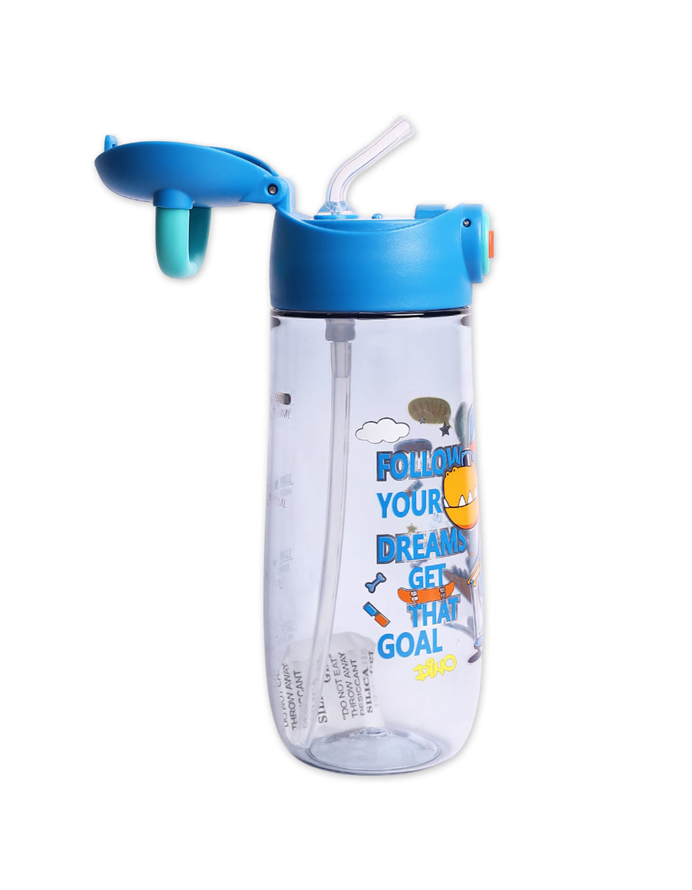 Water Bottle Dino with Straw. Shop Premium Water Bottles Online from Zubaidas® - Pakistan’s No. 1 and the most trusted baby and kids store for over 50 years. Nationwide Delivery. Best Prices.