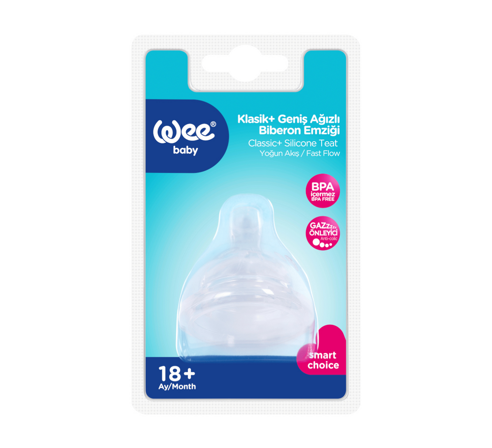 Wee Baby Wide Mouth Bottle Nipple No 3 18m+ at Zubaidas Official Pakistan