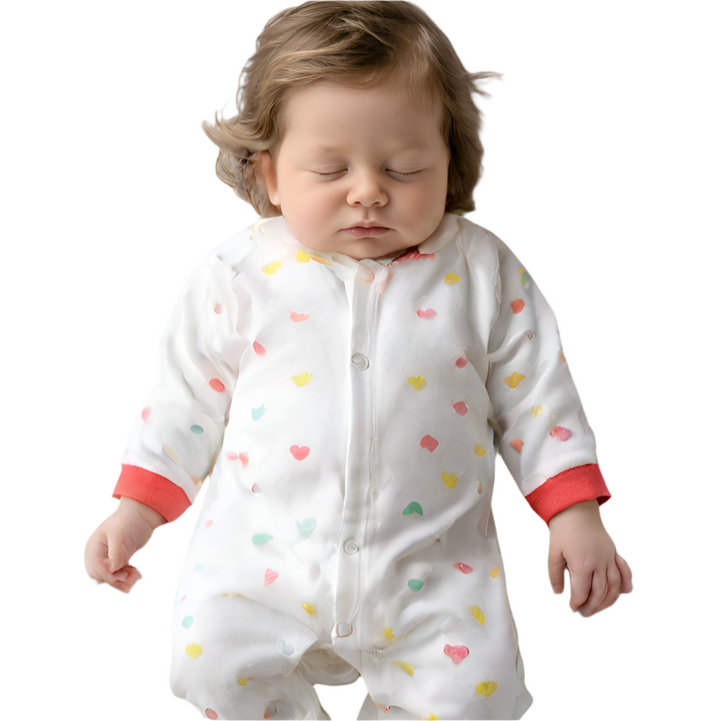 Zubaida's Romper Fleece Multi Hearts