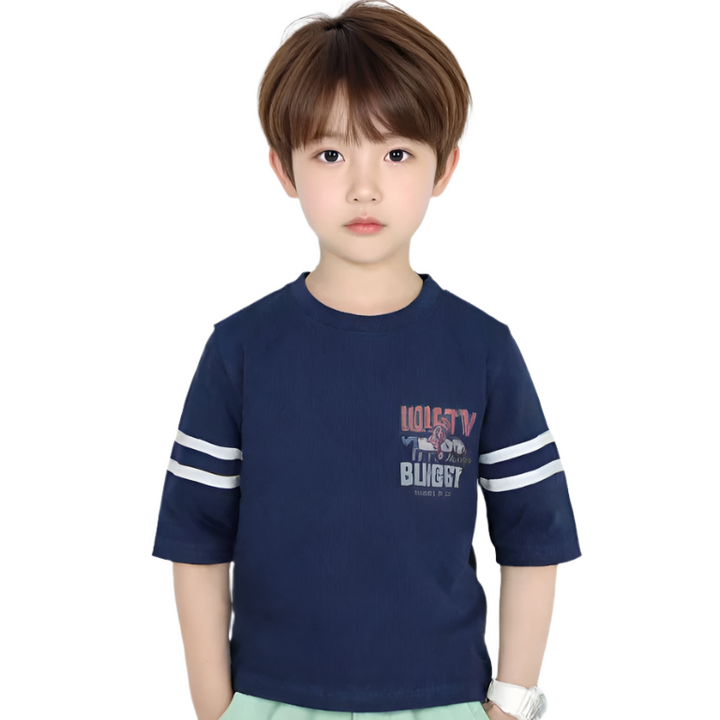 Zubaida's Sweatshirt Dusty Navy Blue for Boys