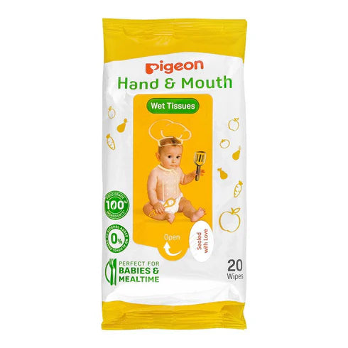 Zubaida's Pigeon Hand & Mouth Wet Tissue, 20S - P26352