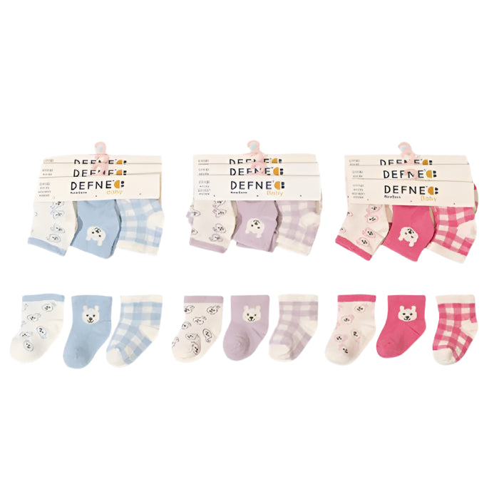 Zubaida's Socks - Pack of 3 ( new born )
