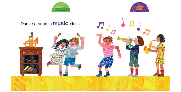 A Day at School with The Very Hungry Caterpillar A Tabbed Board Book at Zubaidas Official Pakistan