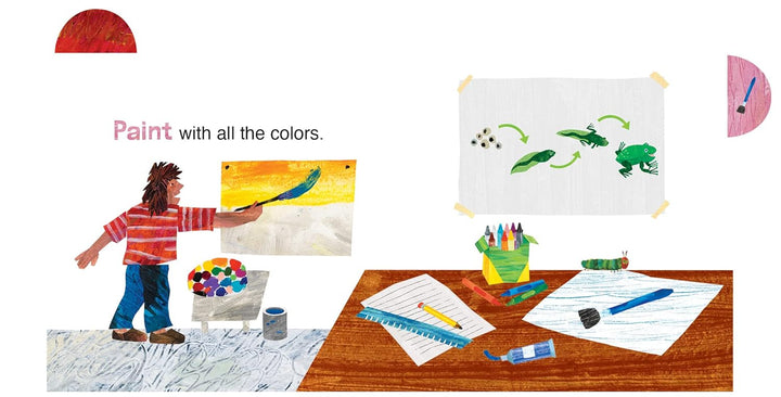 A Day at School with The Very Hungry Caterpillar A Tabbed Board Book at Zubaidas Online Pakistan
