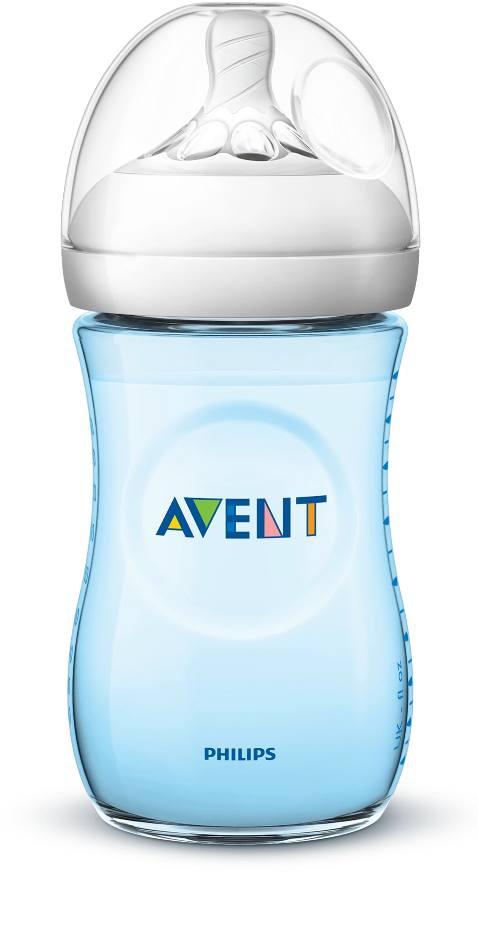 Zubaida's Philips Avent Natural II PP Baby bottle 260ML Blue - SCF695/13