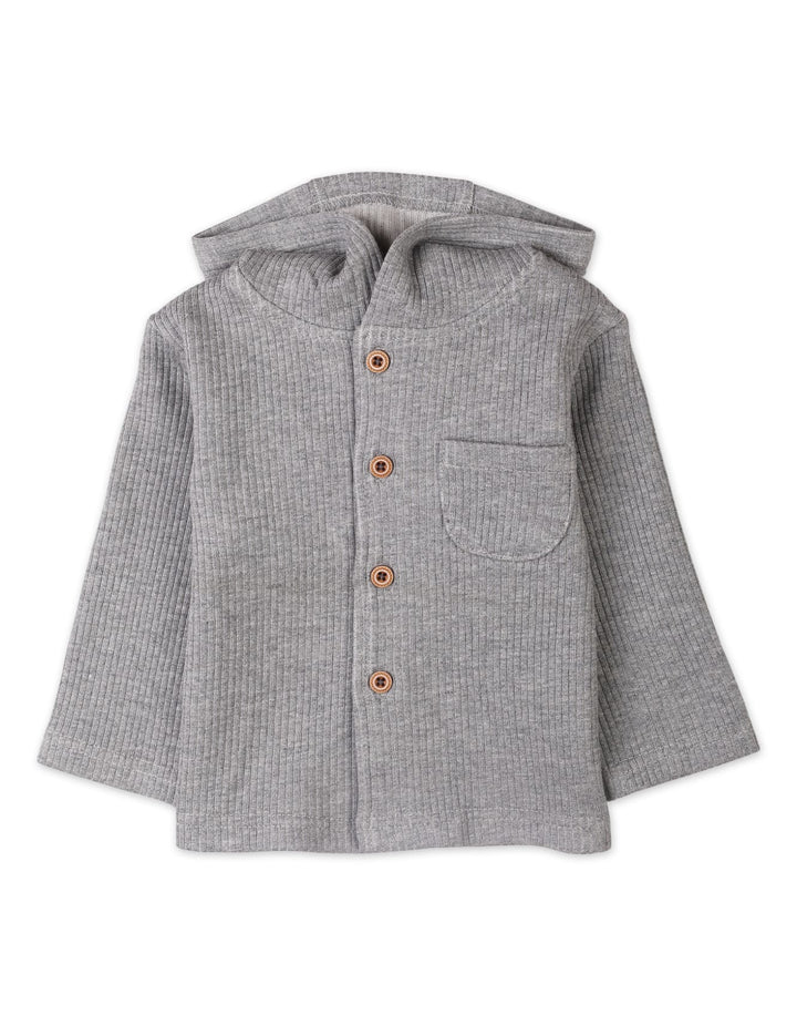 Baby 3 Pieces Winter Suit Sets Bambies Grey and Mint at Zubaidas Pakistan