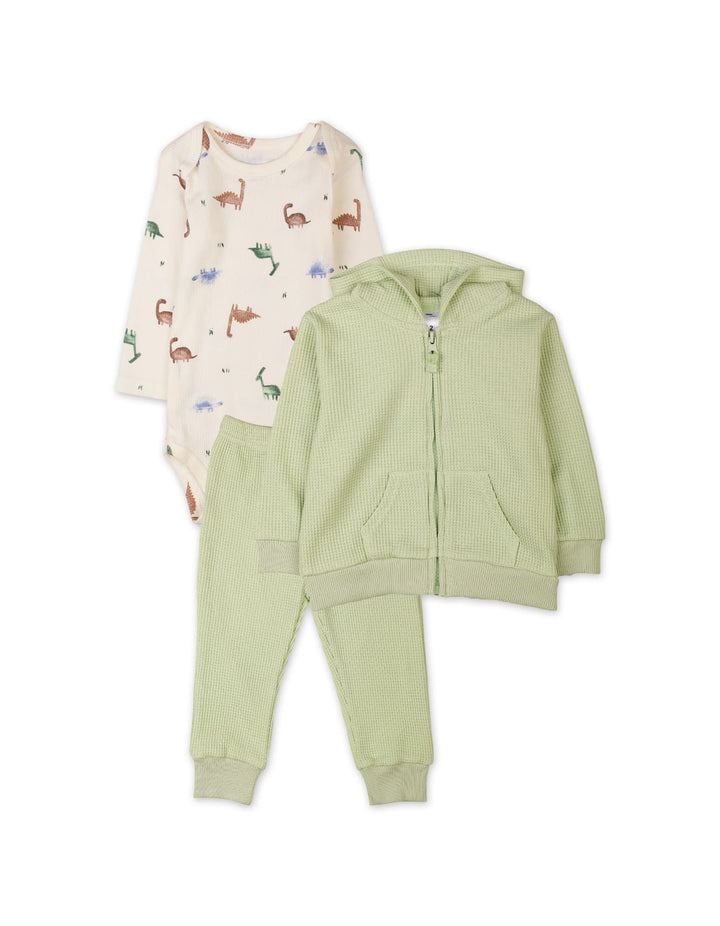 Baby 3 Pieces Winter Tracksuit Sets Bambies Mint Green at Zubaidas