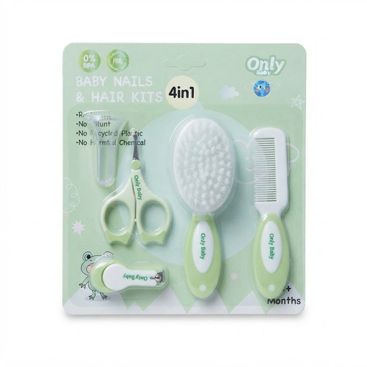 Baby 4 Pieces Grooming Kit Green at Zubaidas