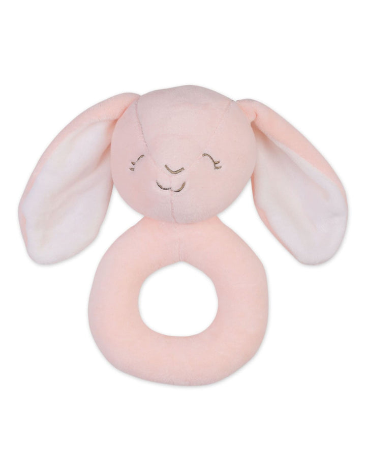 Baby Girl Blanket Plush Rattle Toy Bambies Bunny at Zubaidas Official Pakistan