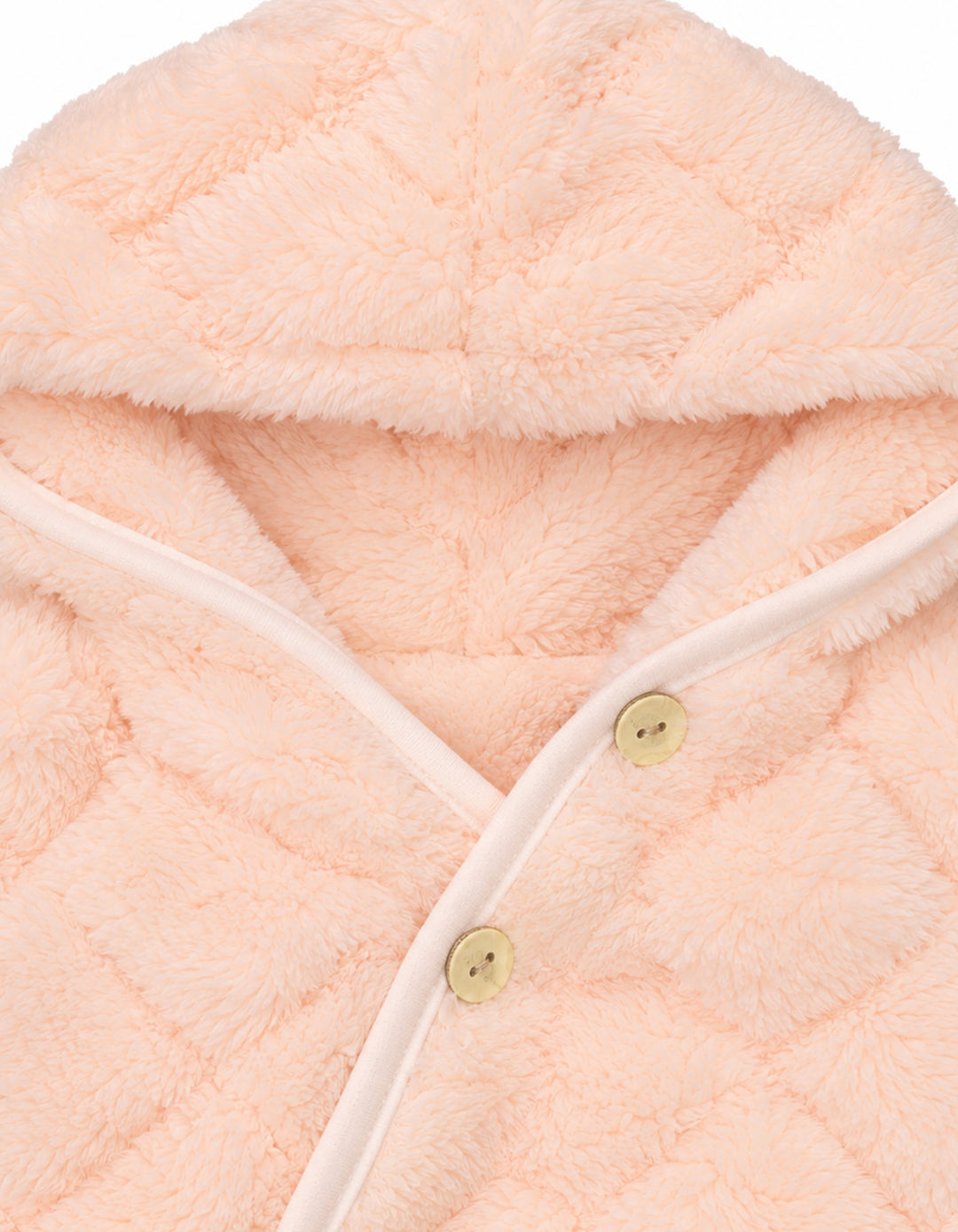 Baby Girls Winter Hooded Sleep Suit Pink at Zubaidas Official Pakistan