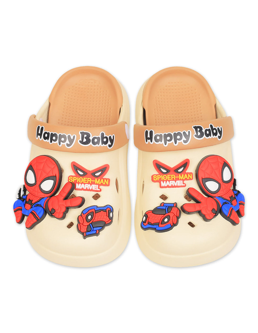 Baby and Children Crocs Marvel Spiderman Off White at Zubaidas