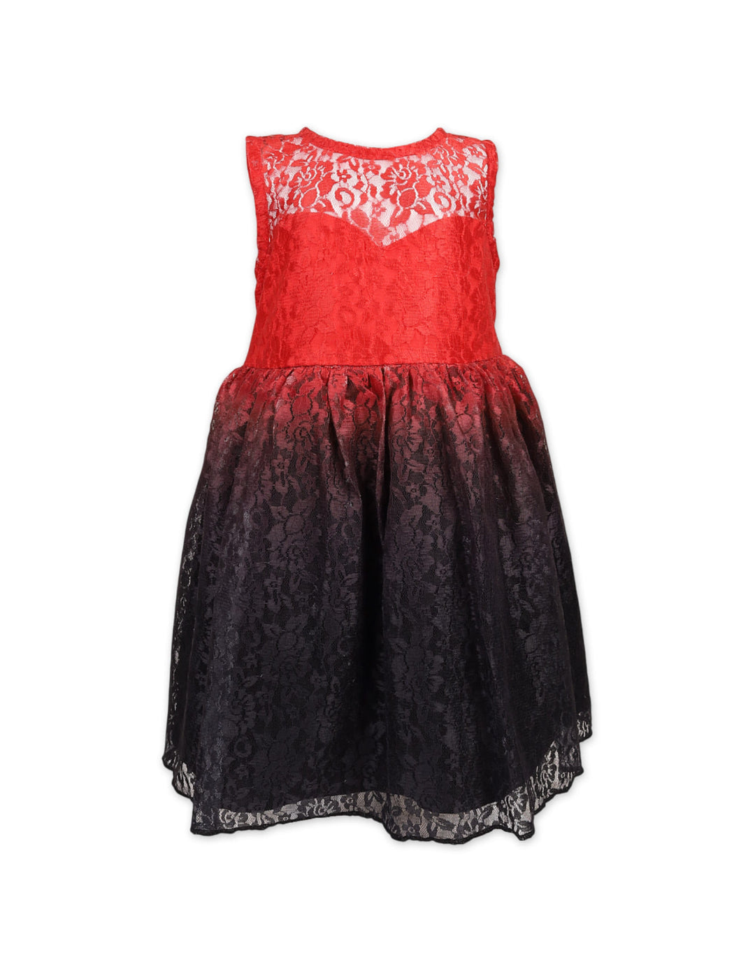 Baby and Girls Summer Dress Bambies Sleeveless Red and Black at Zubaidas