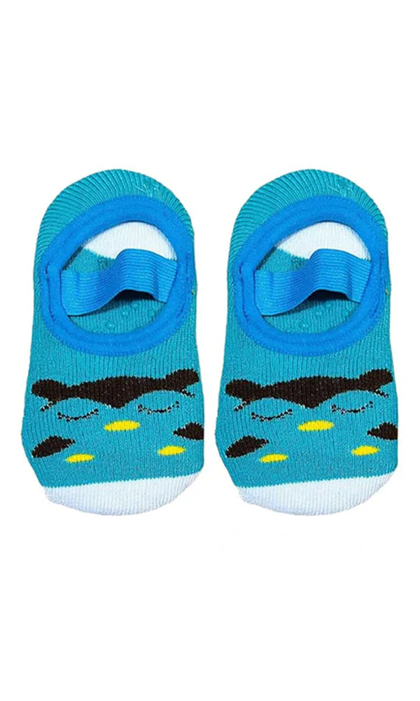 Baby Anti-Slip Knee Pads and Grip Socks Set Green Owl at Zubaidas Official Pakistan