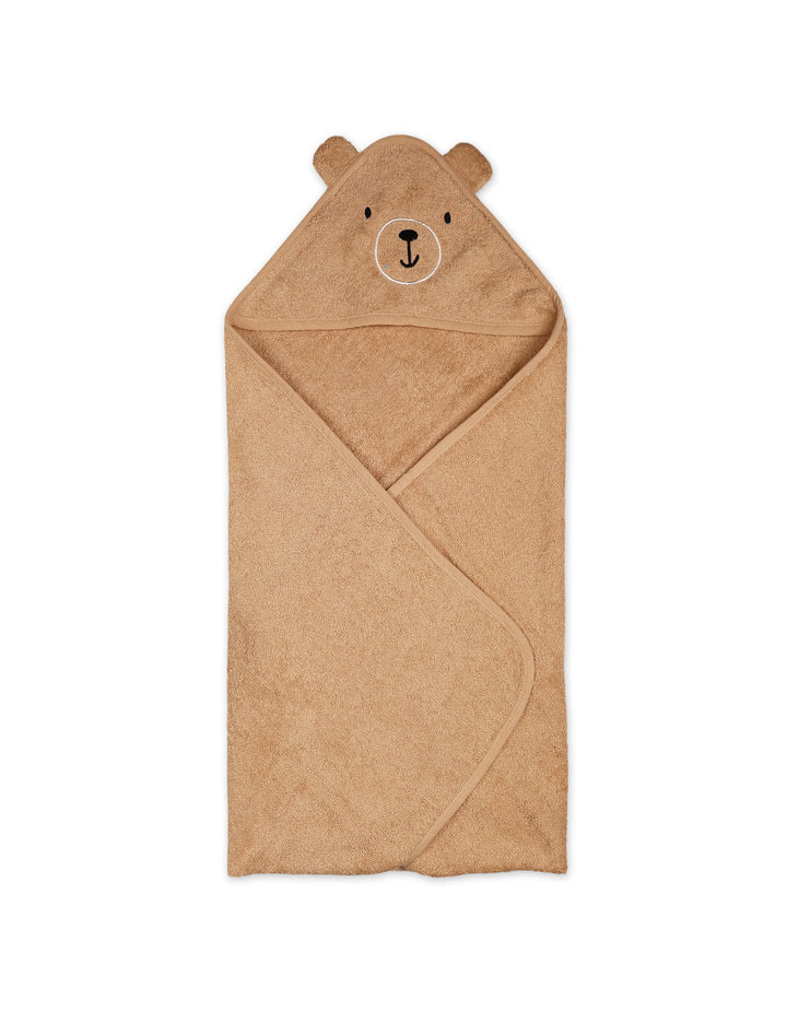 Baby Bath Towel Hooded Bambies Bear Brown at Zubaidas