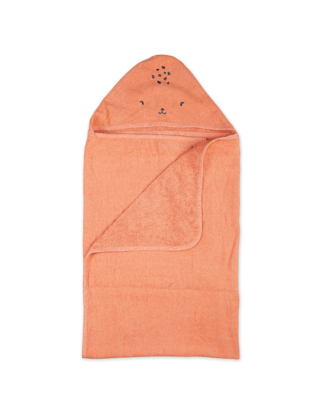 Baby Bath Towel Hooded Bambies Orange Large at Zubaidas