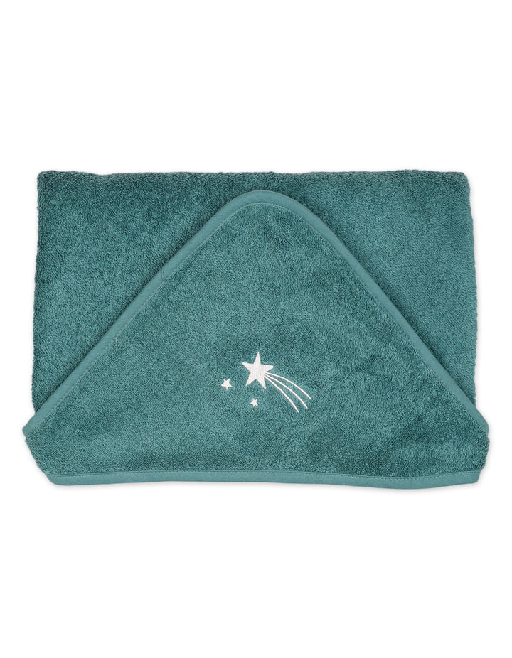 Baby Bath Towel Hooded Bambies Shooting Star Teal at Zubaidas Online Pakistan