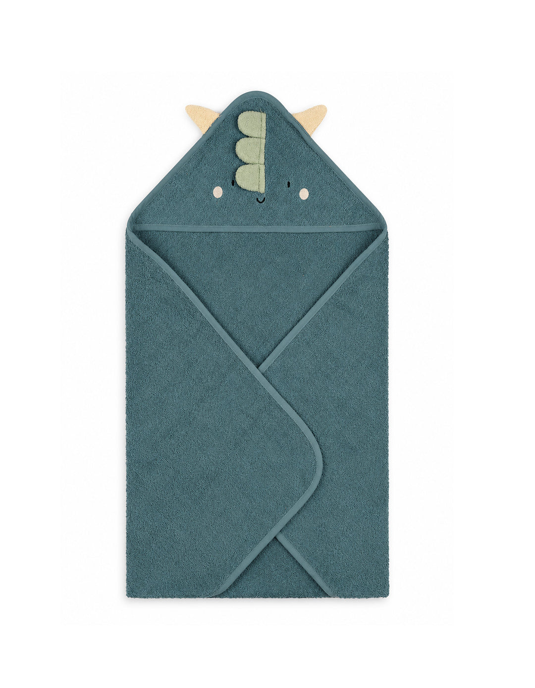 Baby Bath Towel Hooded Dragon Teal at Zubaidas