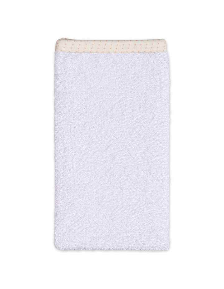 Baby Bath Towel Hooded Love and Heart White and Off White at Zubaidas Best Online Baby and Kids Store in Pakistan