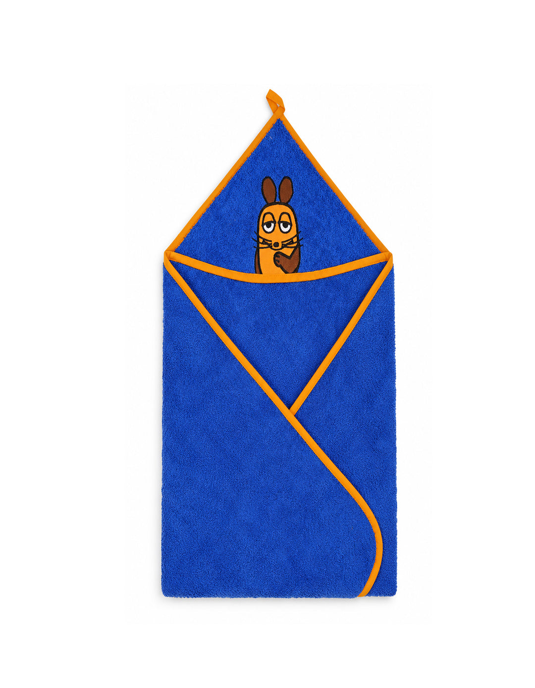 Baby Bath Towel Hooded Mouse Blue at Zubaidas