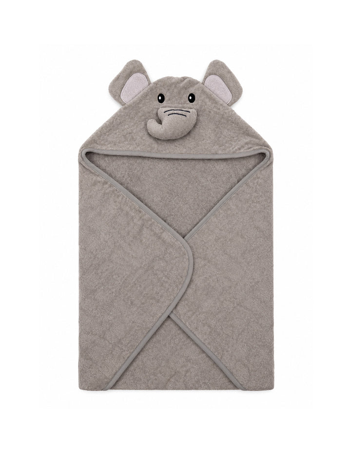 Baby Bath Towel Pack of 3 Elephant Character and Floral Hood Print at Zubaidas Online Pakistan