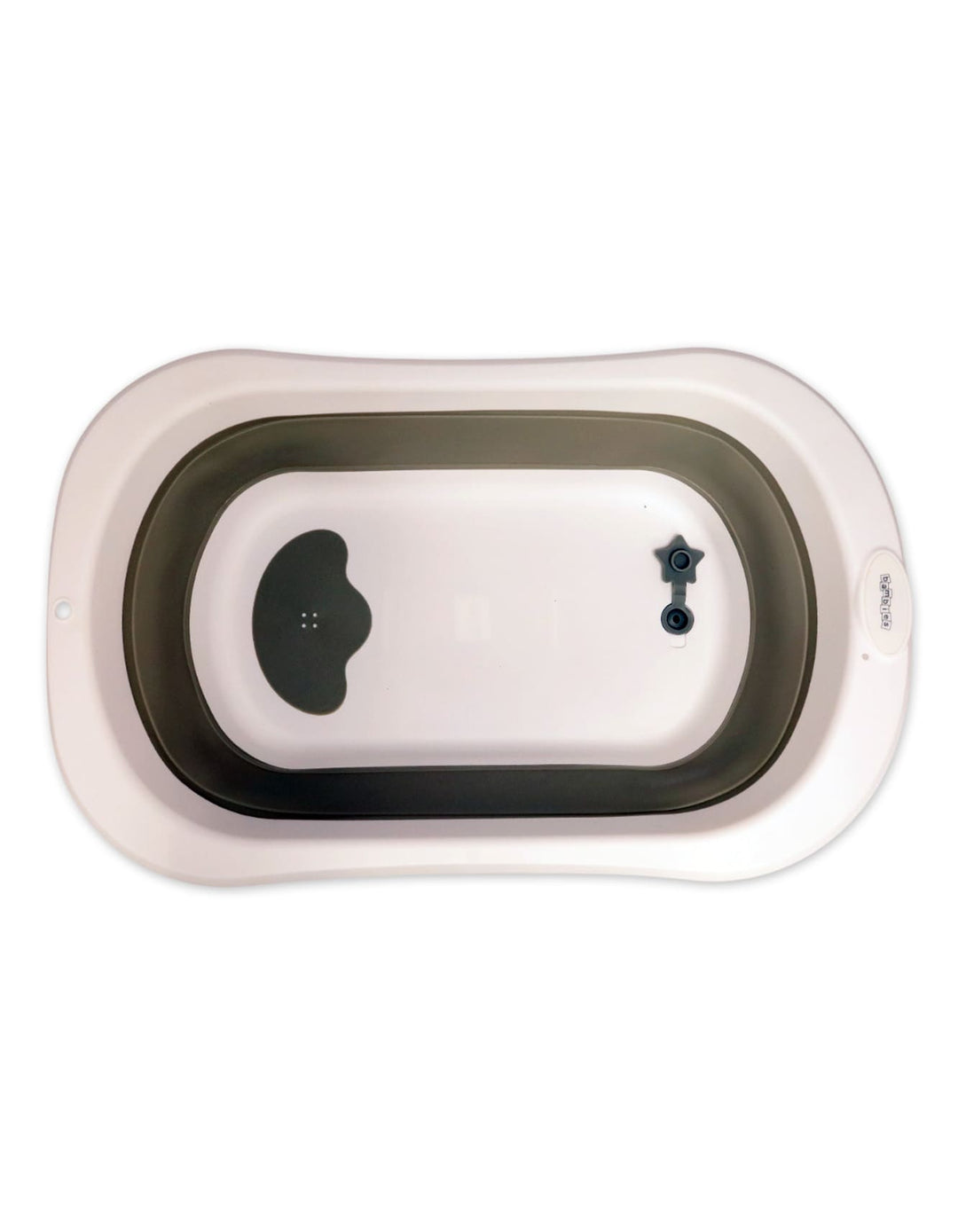 Baby Bathtub Set Bambies BB-BC-003 White and Grey at Zubaidas Graco Babyshop Pakistan